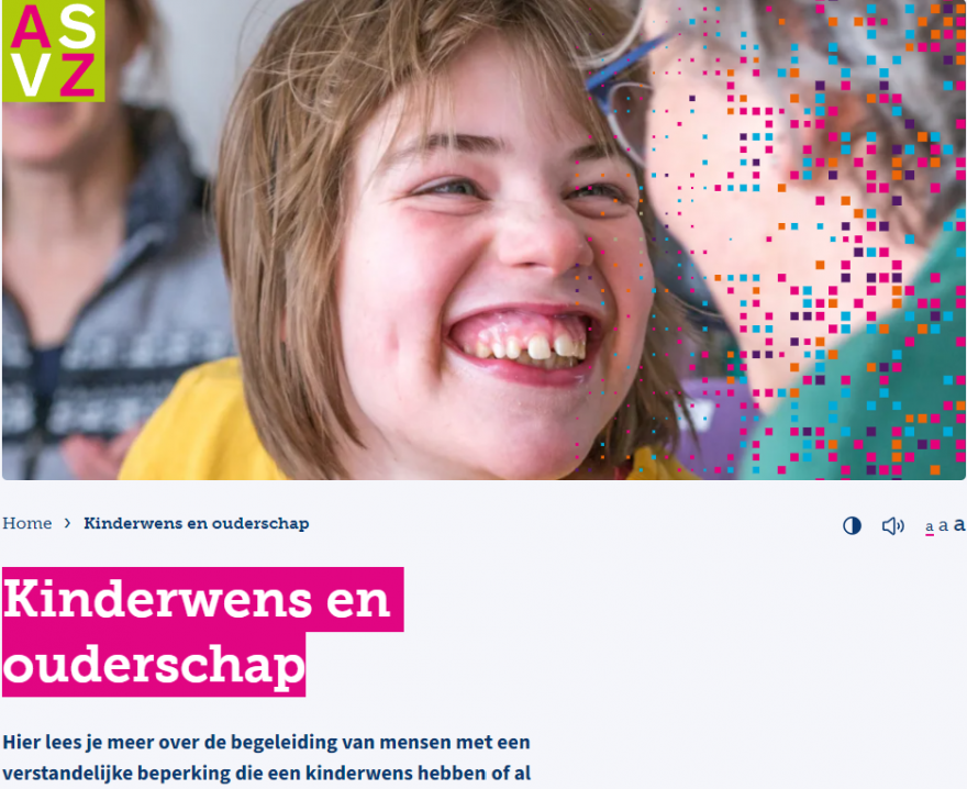 Screenshot website asvz.nl