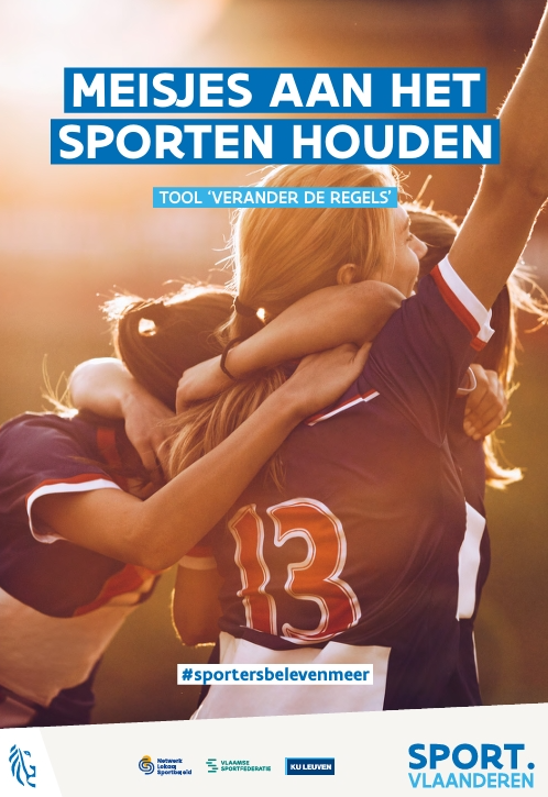 Affiche Sport.Vlaanderen over de tool Verander de regels.