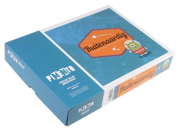 Foto van het spel Buitenaardig, een spel over vriendschap en verliefdheid.