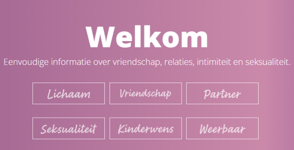 Meer dan liefde is een website in eenvoudige taal over vriendschap, relaties, intimiteit en seksualiteit. Voor mensen met een verstandelijke beperking en omgeving.
