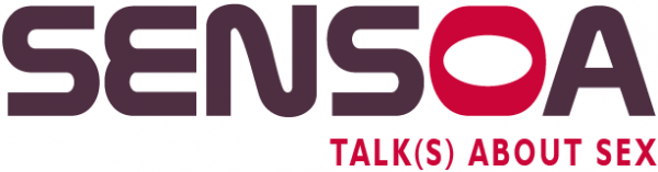 logo Sensoa met baseline talk(s) about sex